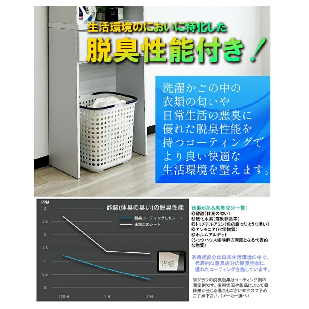 ランドリー収納 洗濯機横