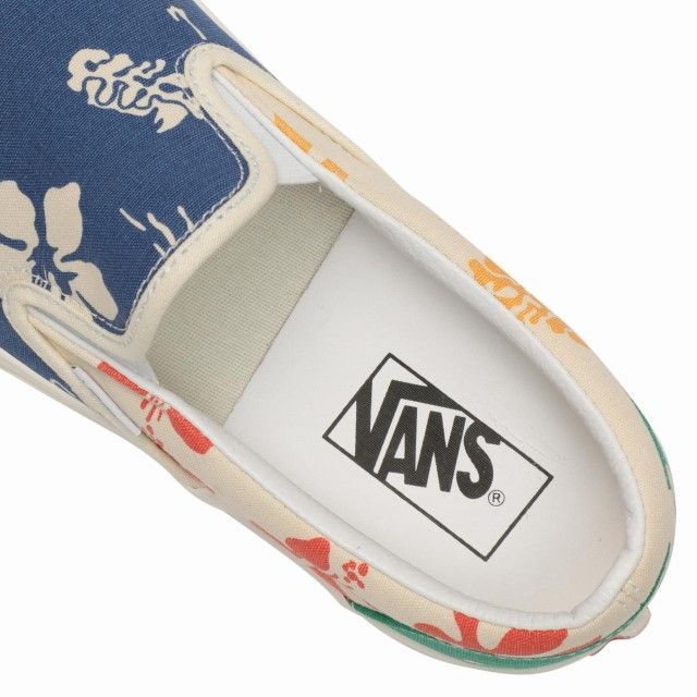 ヴァンズ VANS スリッポン 花柄 アロハ ハイビスカス柄 メンズ 