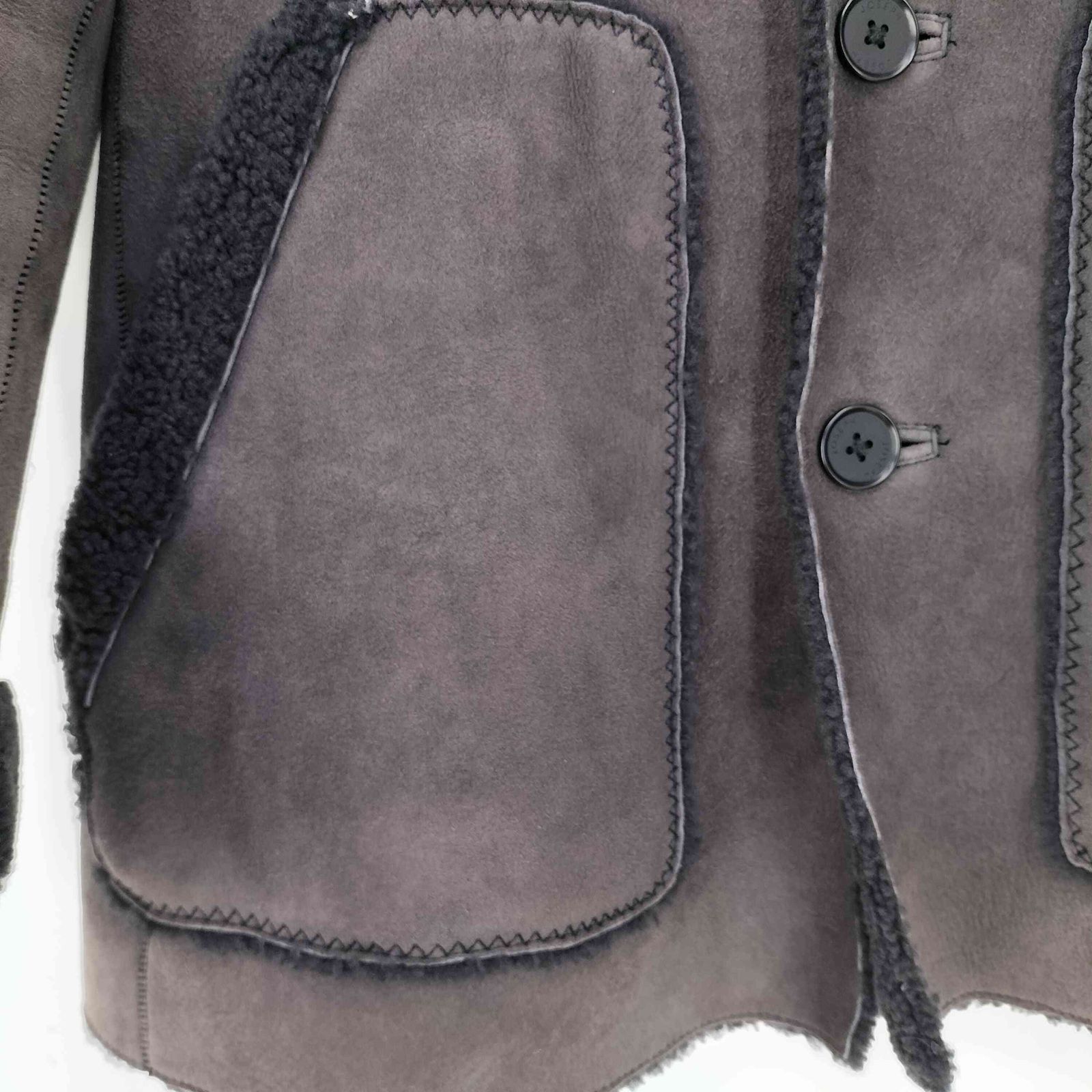 ジョゼフオム JOSEPH HOMME 羊革 ボア ムートンジャケット メンズ 46