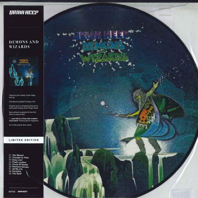 欧LP Uriah Heep Demons And Wizards (Picture Disc) BMGCAT534LP BMG 未開封 /00260 欧LP Uriah Heep Demons And Wizards (Picture Disc