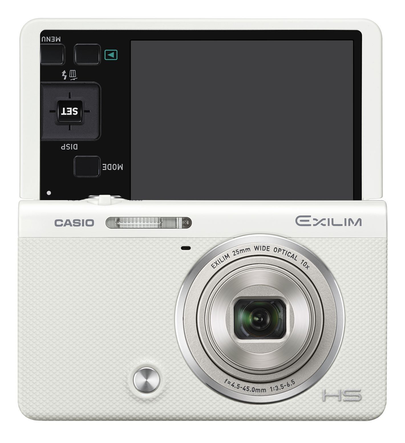 CASIO デジタルカメラ EXILIM EX-ZR70WE 「自分撮りチルト液晶 