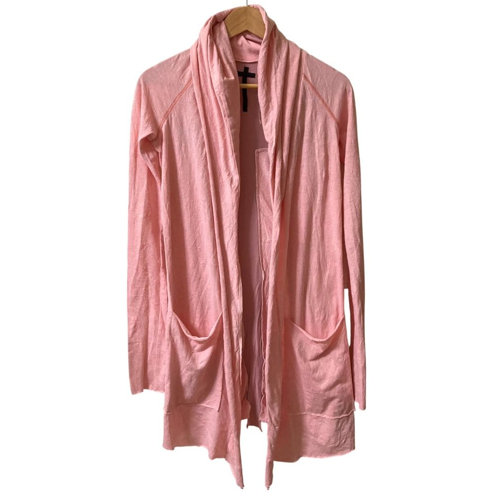 L.G.B. ルグランブルー バッククロス カーディガン 0サイズ ピンク メンズ 古着
