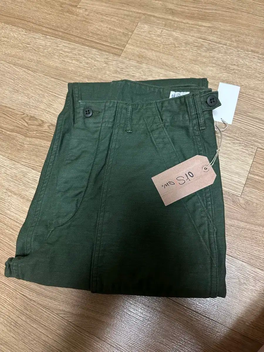 2 orSlow オアスロウ パンツ 緑