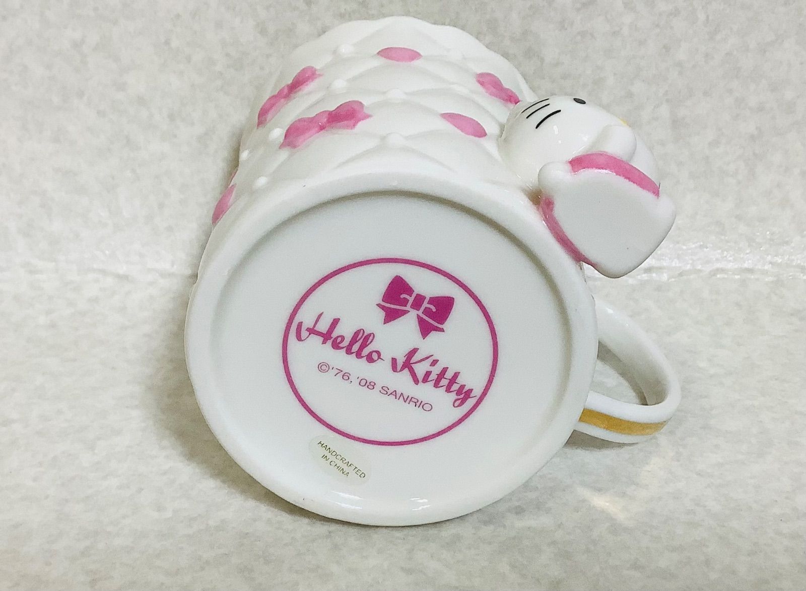 D944 サンリオ ハローキティ デコマグ キティー マグカップ レア品