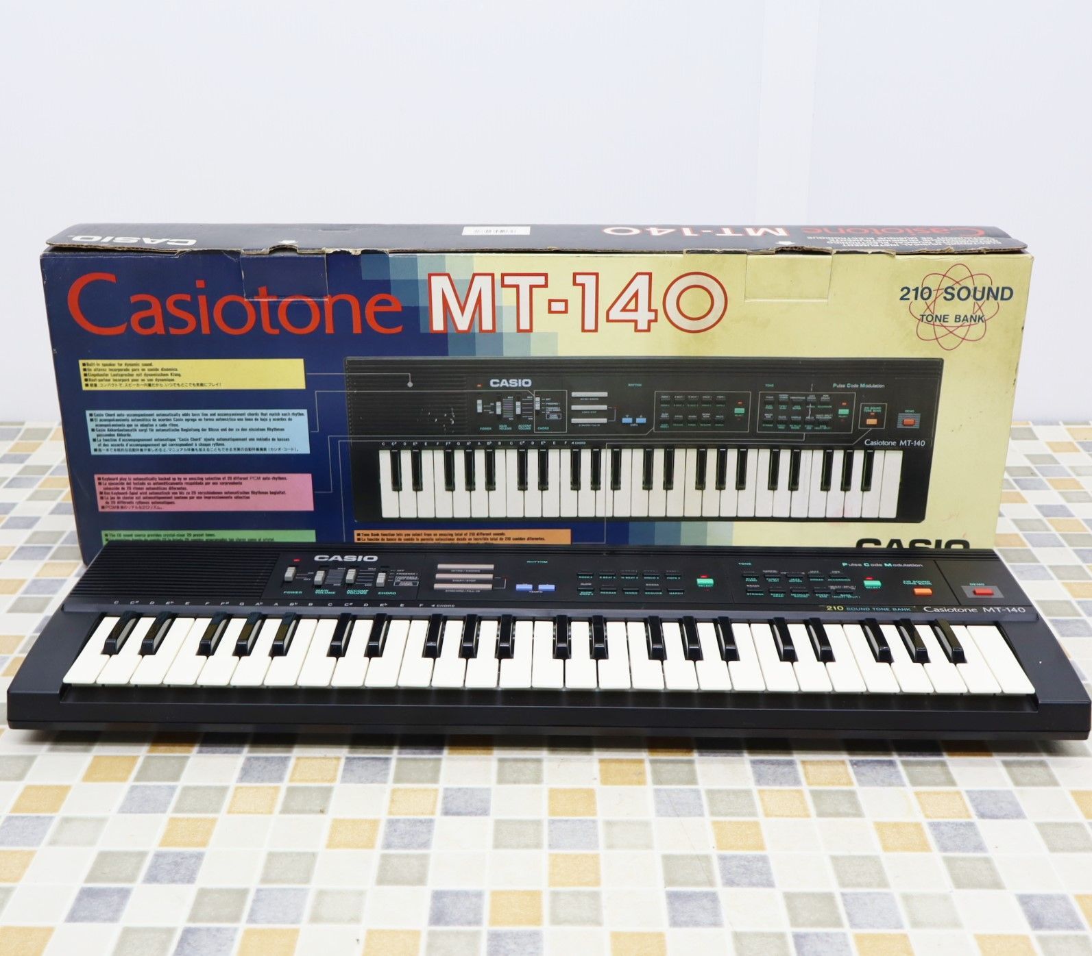 △ 49鍵｜Casiotone キーボード｜CASIO カシオ MT-140 210 SOUND TONE 