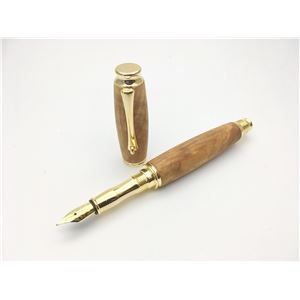 銘木材 万年筆|文房具 楠木 くすのき 日本製 中太字 文具 オフィス用品 ステーショナリー