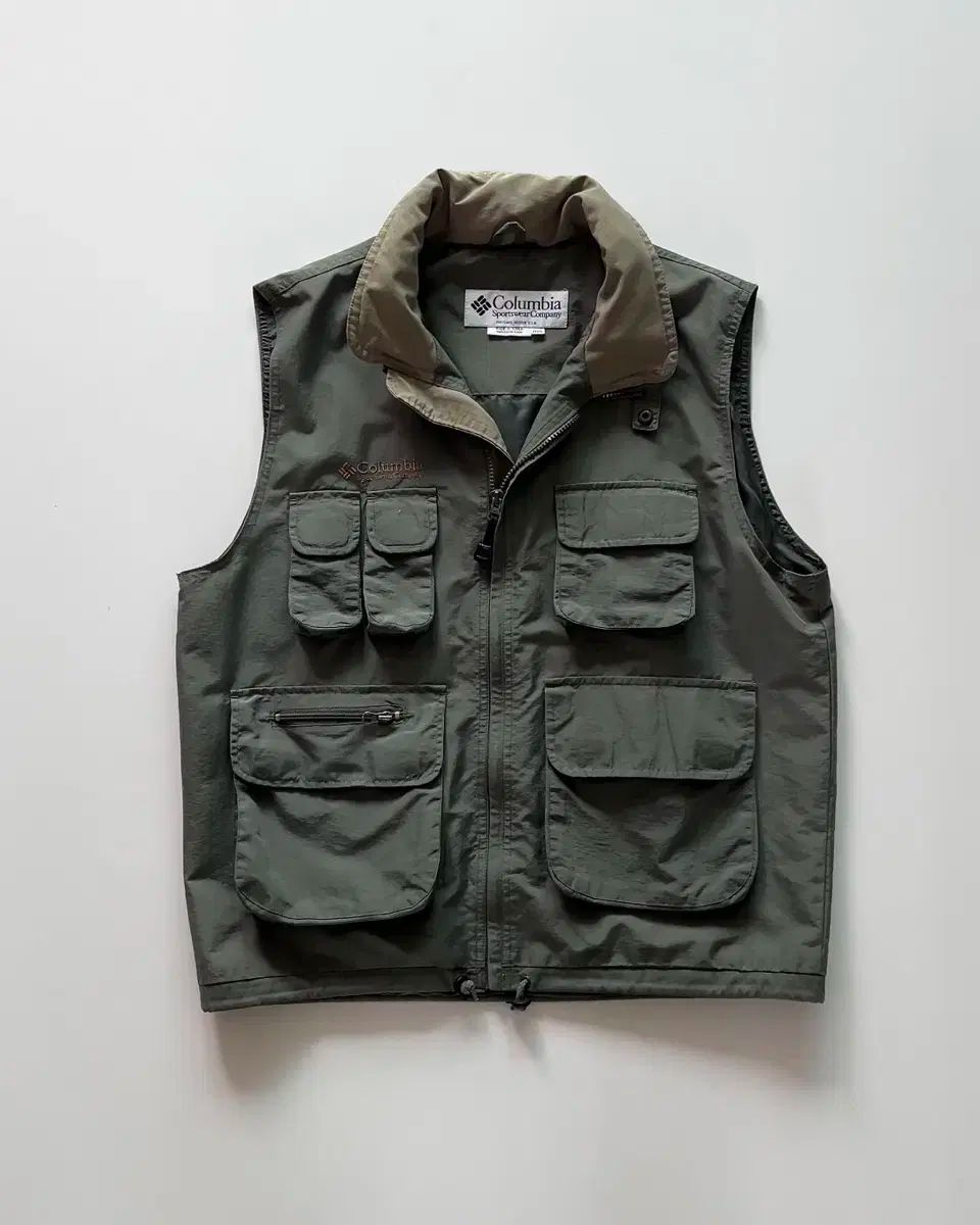 Columbia◇ダウンジャケット/XXL/ナイロン/KHK/無地/222we0994