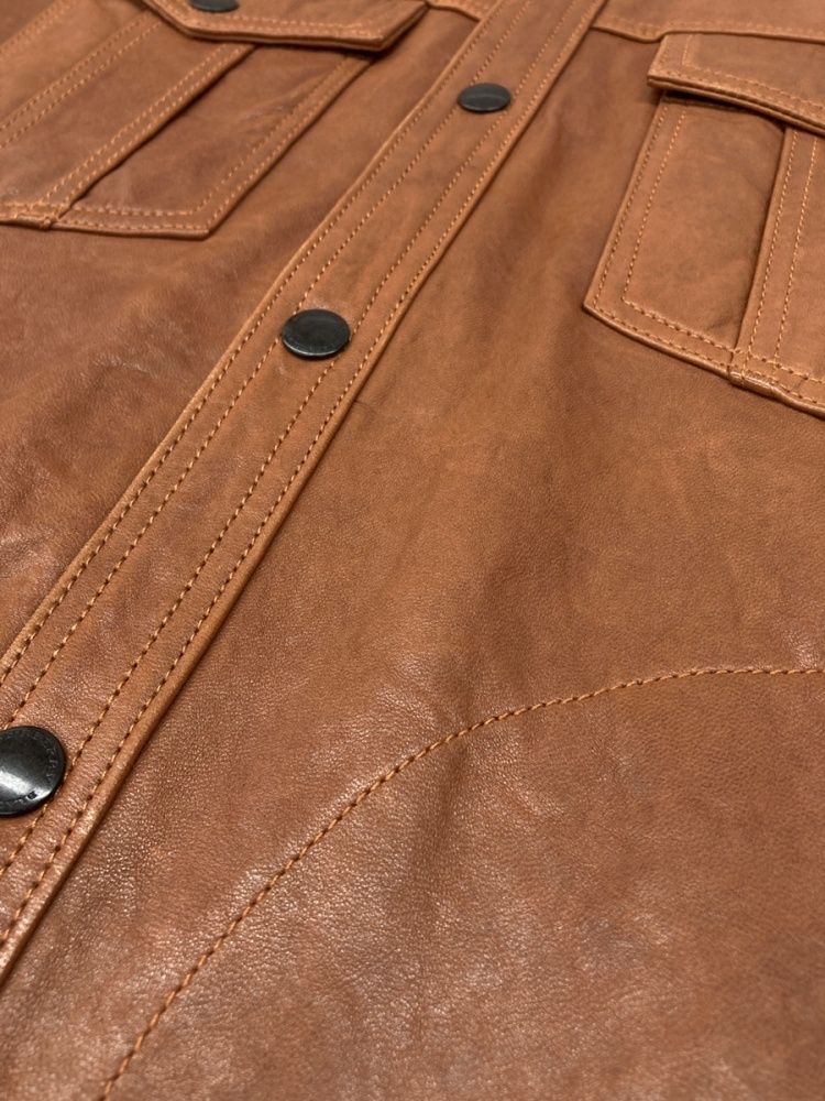希少　バーバリー　Burberry　革　ジャケット　ブラウン 希少 バーバリー Burberry 革 ジャケット ブラウン 希少