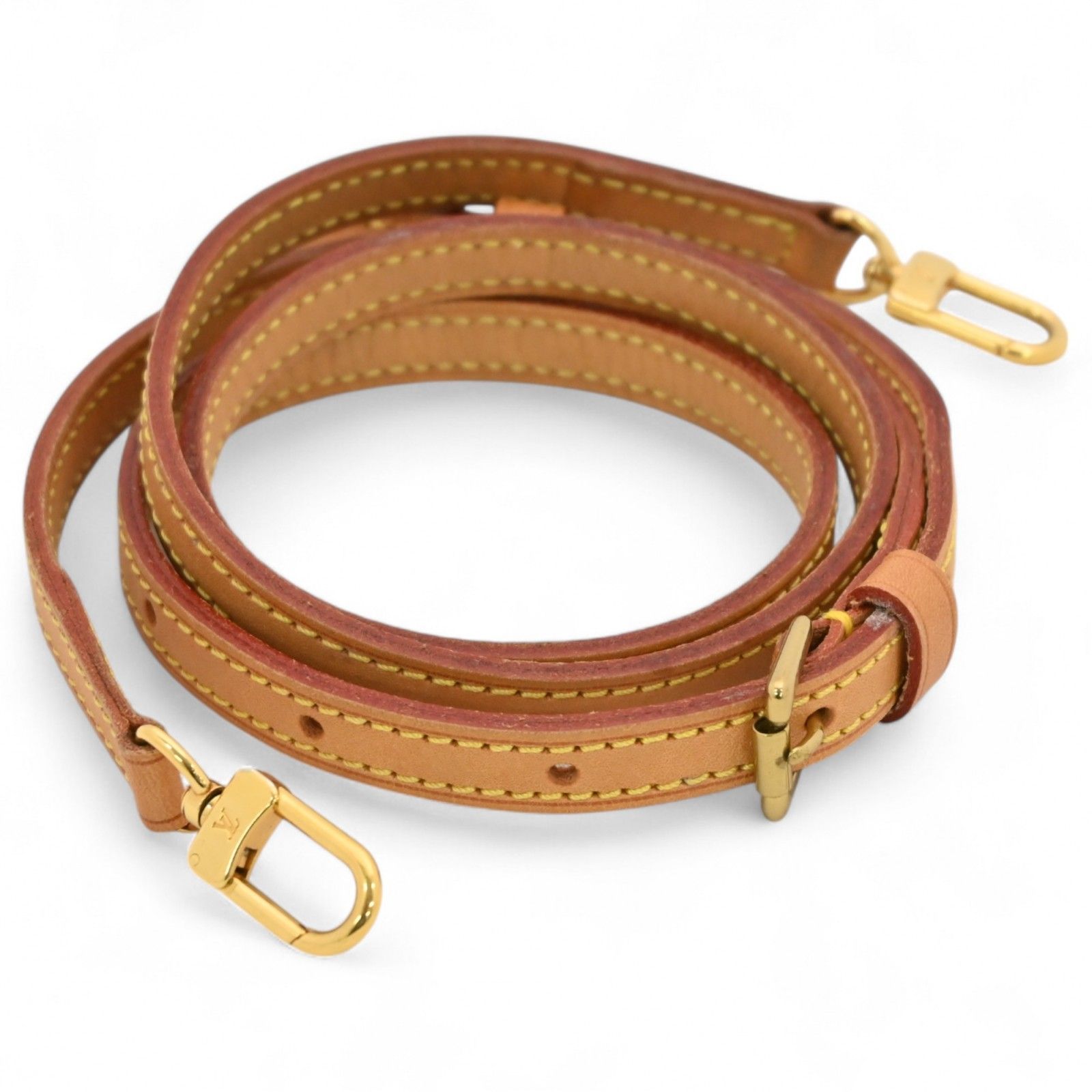 ルイヴィトン　ヌメ皮　ショルダー　ストラップ LOUIS VUITTON - 【中古】 ルイ・ヴィトン ショルダーストラップ