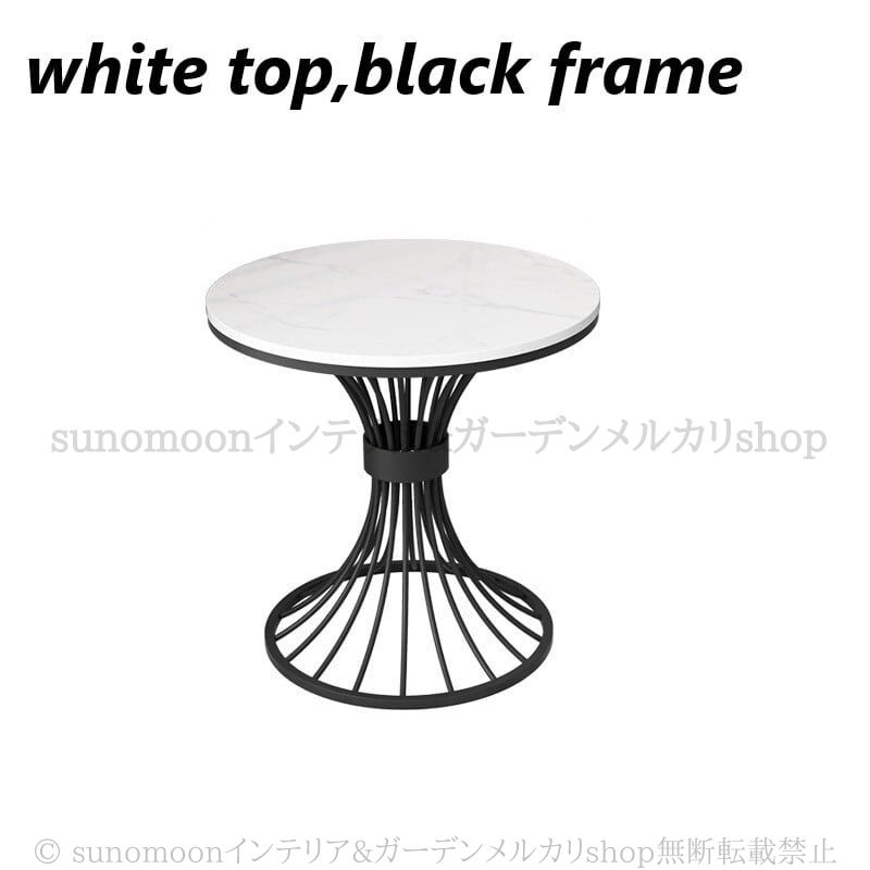 円形 サイドテーブル 直径50cm おしゃれ かわいい シンプル ラグジュアリー インテリア 北欧 ラウンド モダン コーヒーテーブル リビング 寝室 カフェ 飲食店 MARWIL-DEMENAGEMENTS_CH