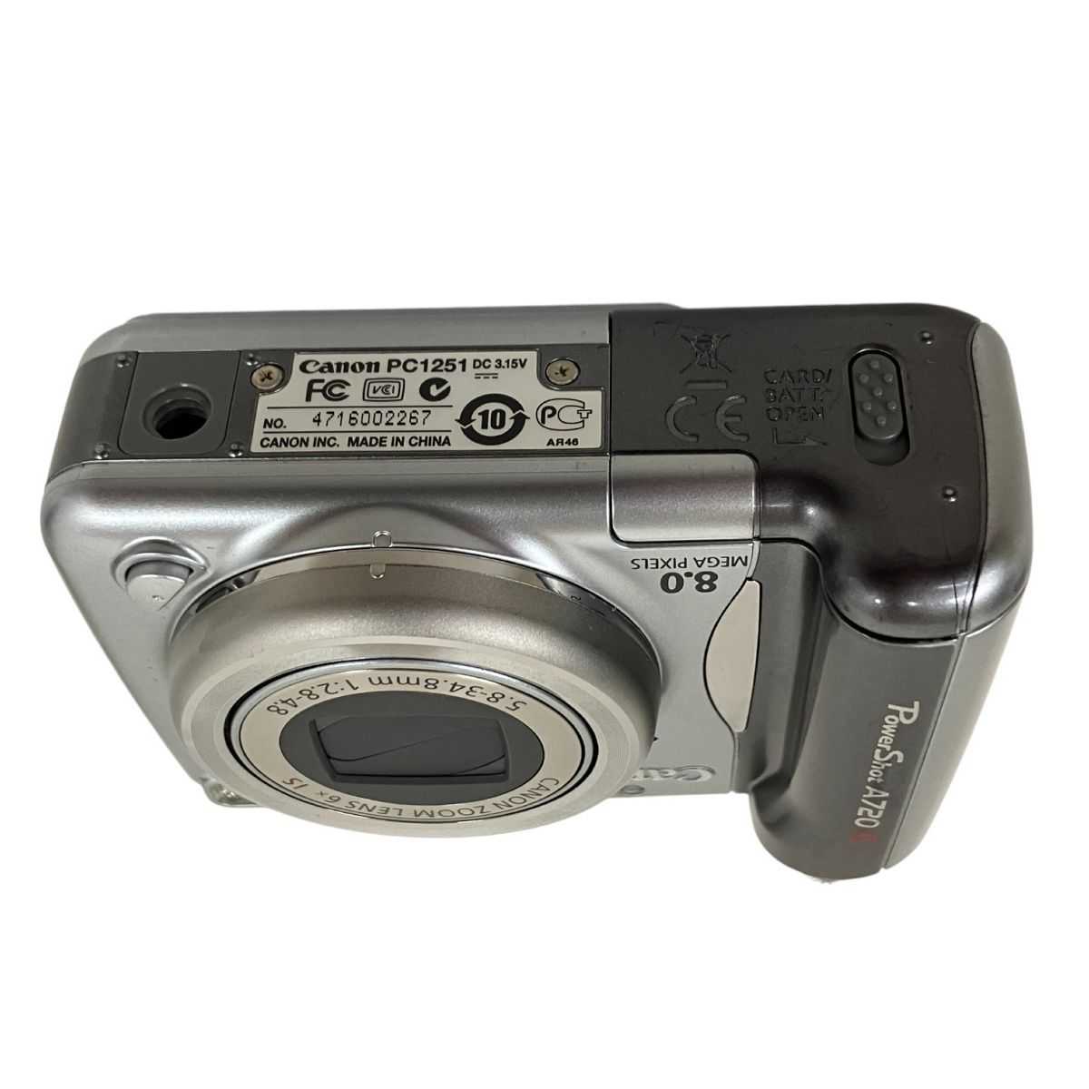 Canon PowerShot A720 IS コンパクトデジタルカメラ Canon Powershot A720 IS Digital Compact – Retro Camera Shop