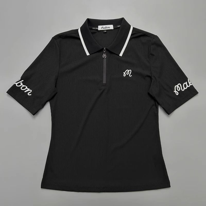 メンズゴルフウェア MALBON GOLF マルボンゴルフ 春 ポロ 3color Tシャツ 무료배송