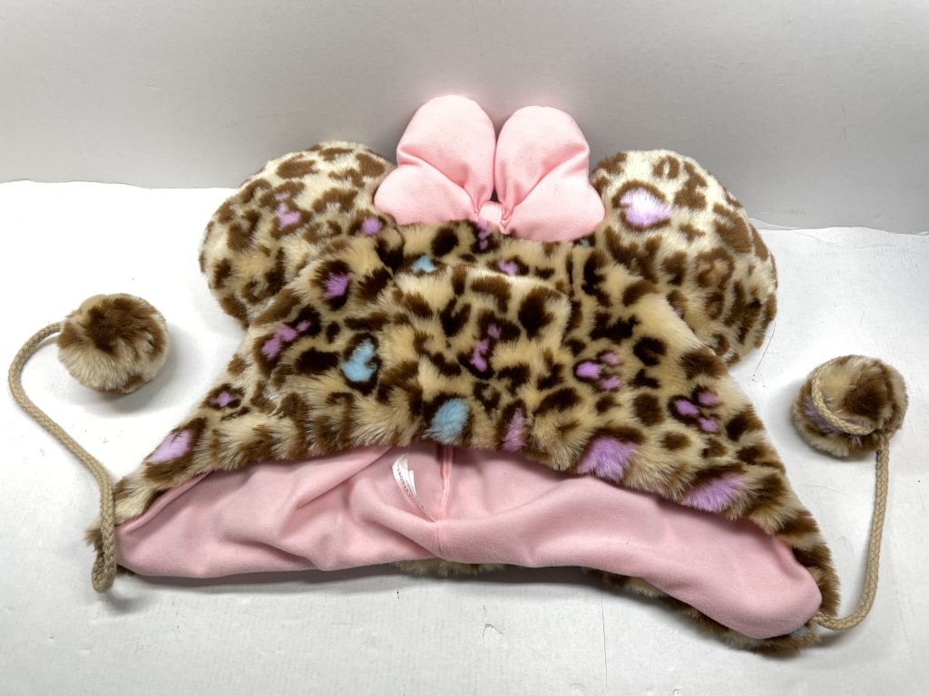 東京ディズニーリゾート ミッキー ミニー耳帽子 ヒョウ柄 ファン