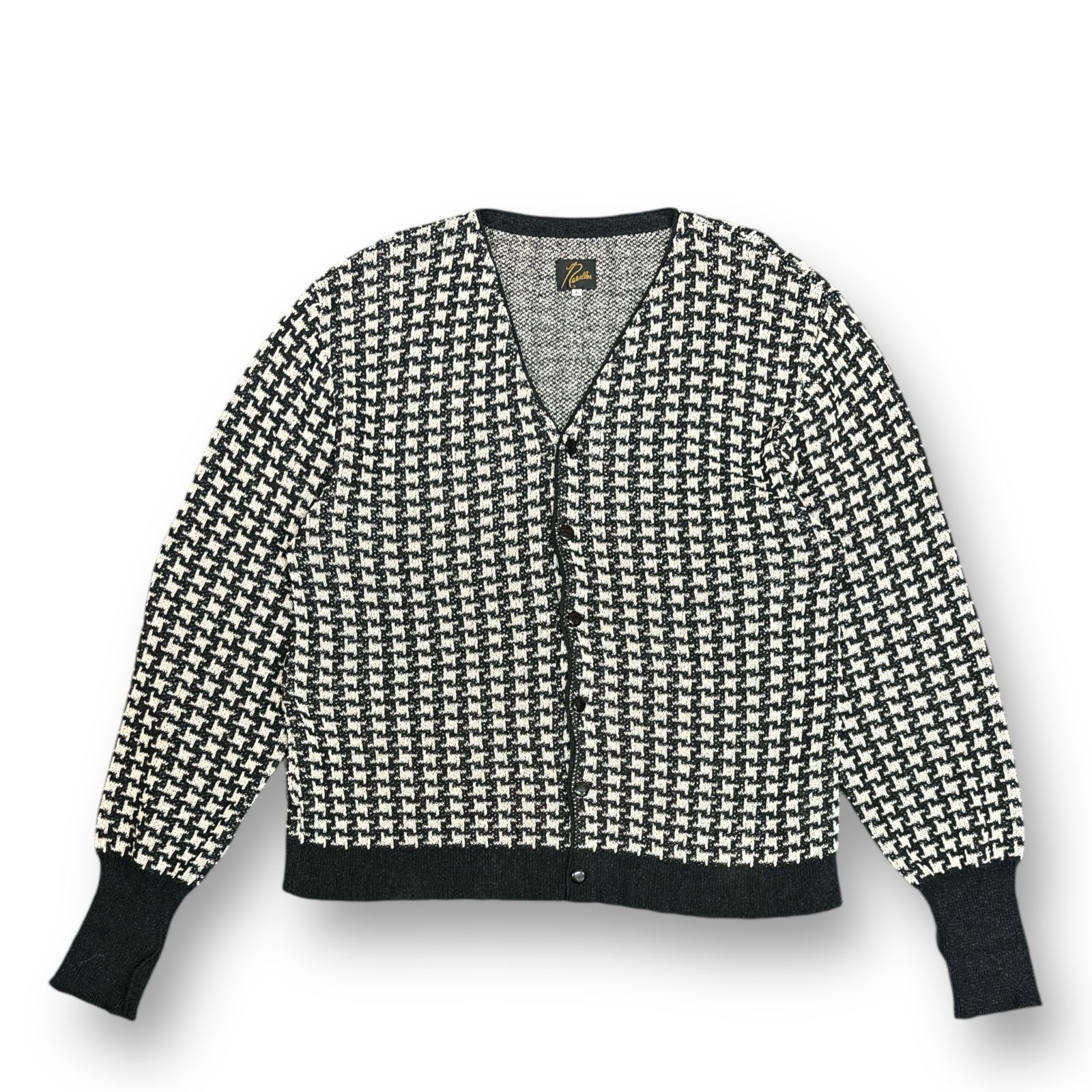 定価27500円 NEEDLES V-Neck Cardigan - Houndstooth ハウンドトゥース