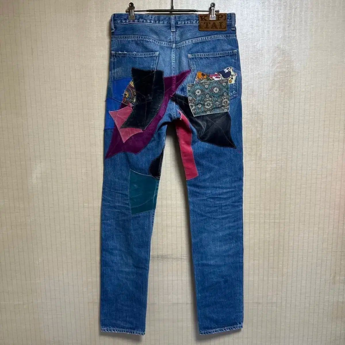 KAPITAL キャピタル パッチワークデニム トラヴィス 市松模様 KAPITAL キャピタル パッチワークデニム トラヴィス 市松模様