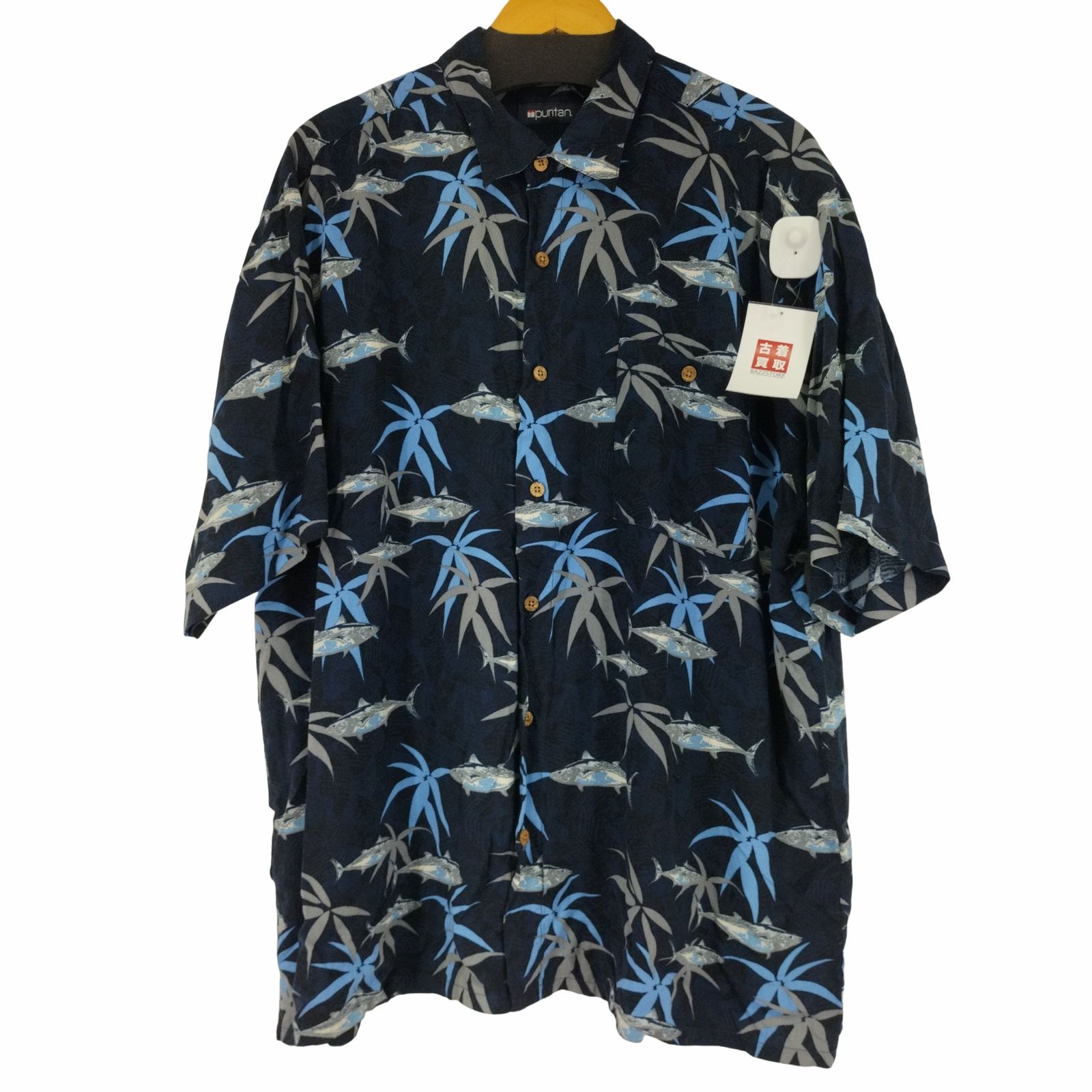 ピューリタン PURITAN フラワーフィッシュ S/S アロハシャツ メンズ JPN：XL 