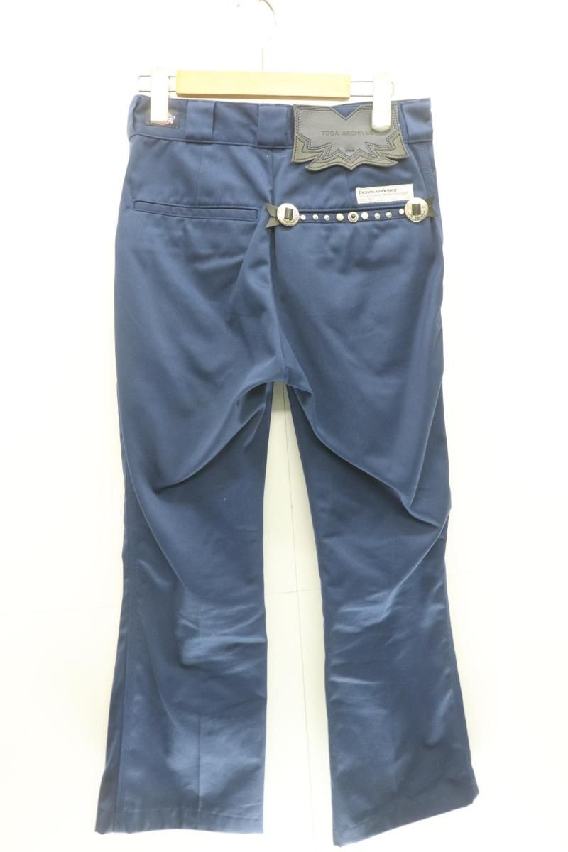 Dickies レディースチノパン 34 Flare pants Dickies x TOGA ARCHIVES 34 紺 ネイビー