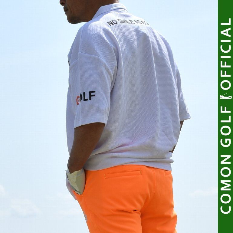 【在庫処分】COMON GOLF(コモンゴルフ) ゴルフウェア メンズ ゴルフパ 新品【COMONGOLF/コモンゴルフ】ビッグシルエットワッフル素材
