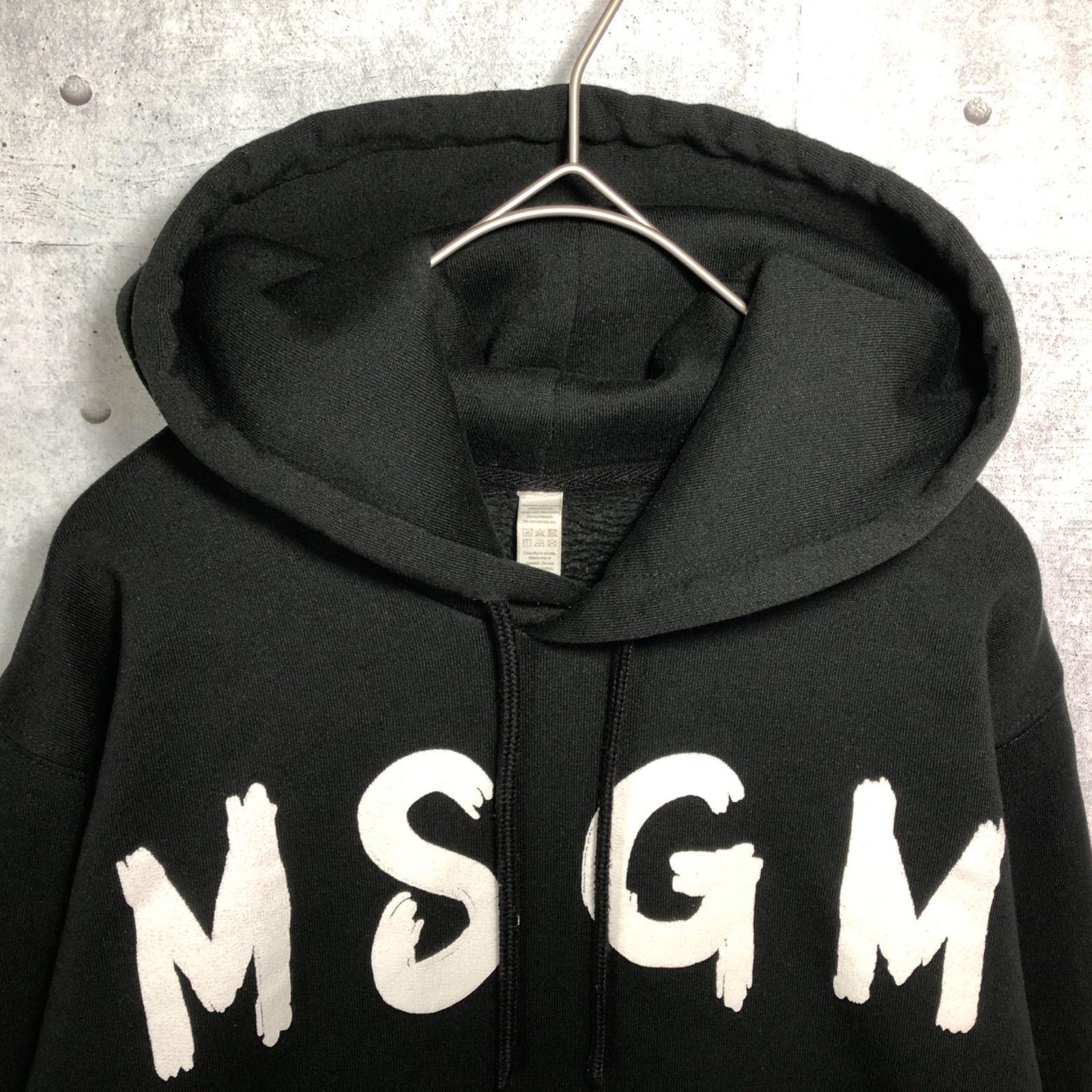 MSGM エムエスジーエム パーカー プルオーバー ロゴ 長袖 イタリア S - メルカリ