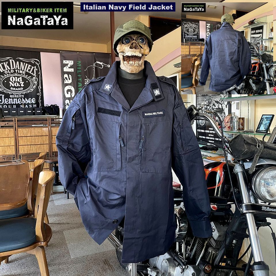【使い勝手の良い】 デッドストック 新品 イタリア 海軍 フィールドジャケット ジャケット・アウター