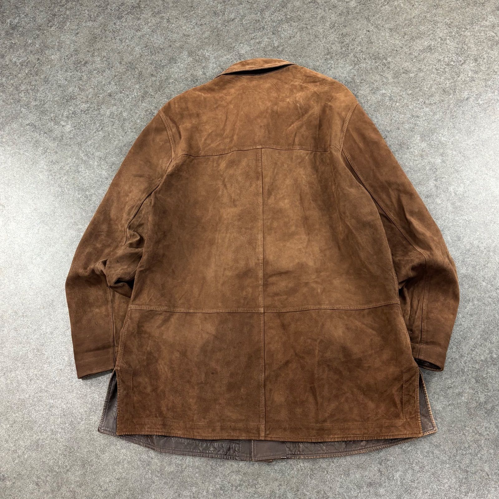 90s made in Italy vintageレザージャケット スウェード Italy 90s Real Leather Jacket Coat Blouson イタリア製 ハーフコート