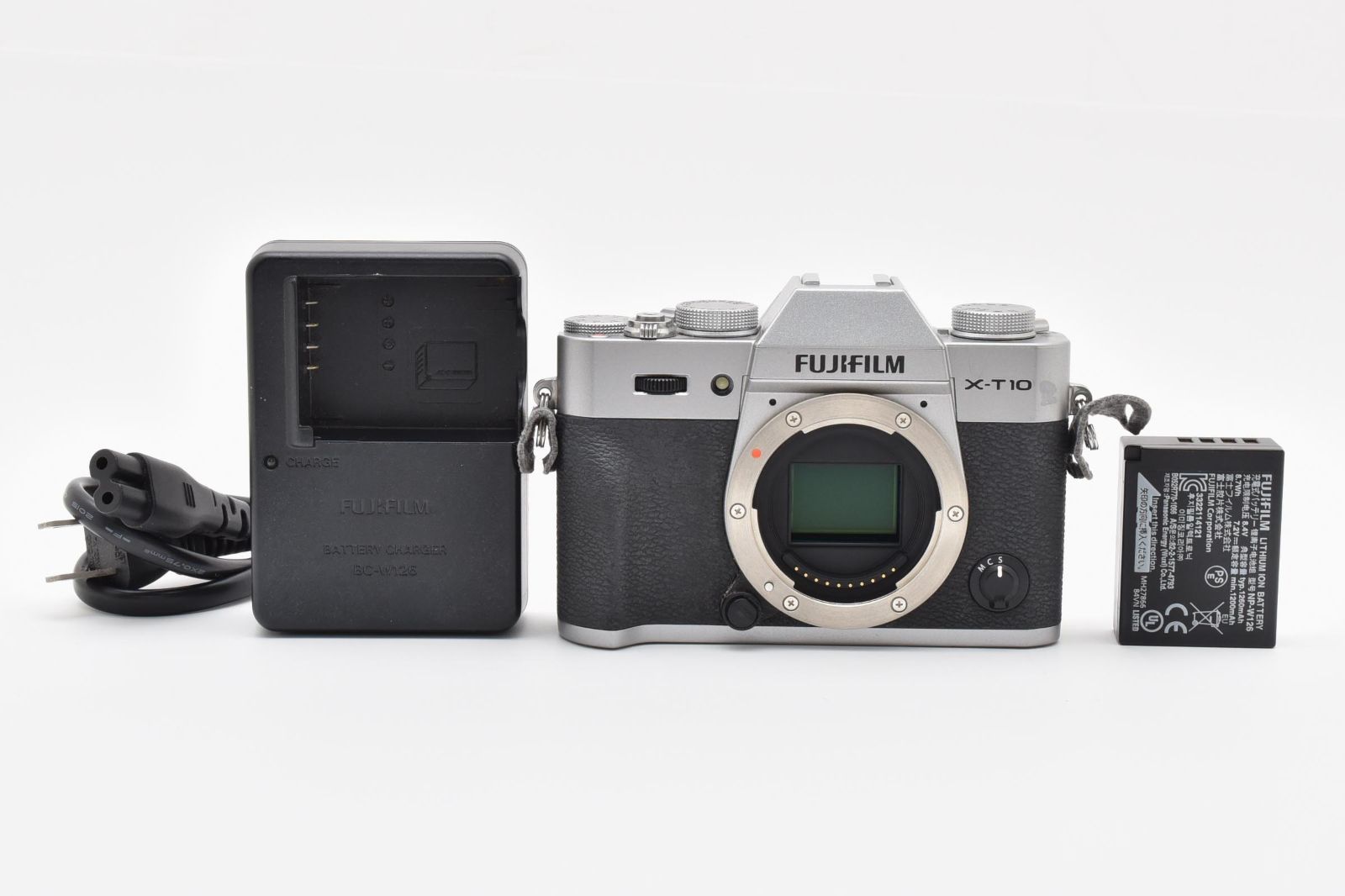 Fujiflim X-T10 デジタルカメラセット　シルバー FUJIFILM 中古 1年保証 美品 X-T10 35mm F2 レンズキット