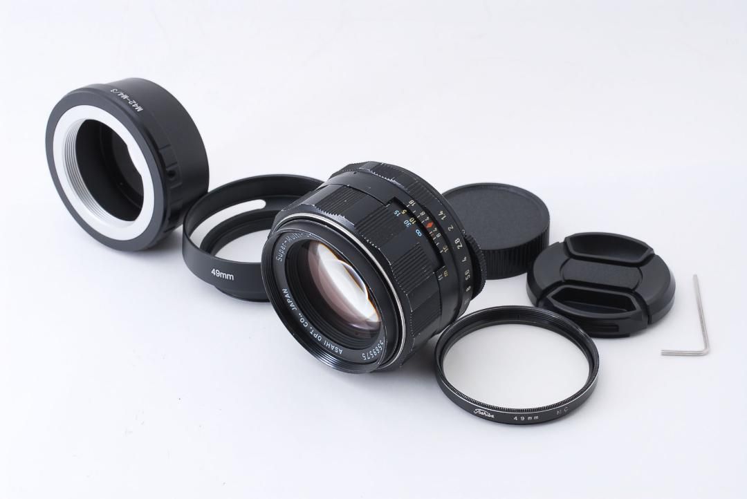 ネット公式 SMC Takumar 50mm F1.4 EOS Mマウントアダプターセット 