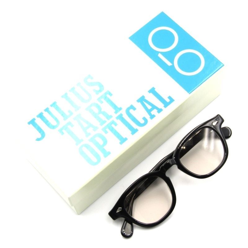 美品 JULIUS TART OPTICAL ジュリアスタートオプティカル サングラス G.B.Gafas別注 AR 46-22 PL-202A  日本製 BLACK 50018389 - メルカリ