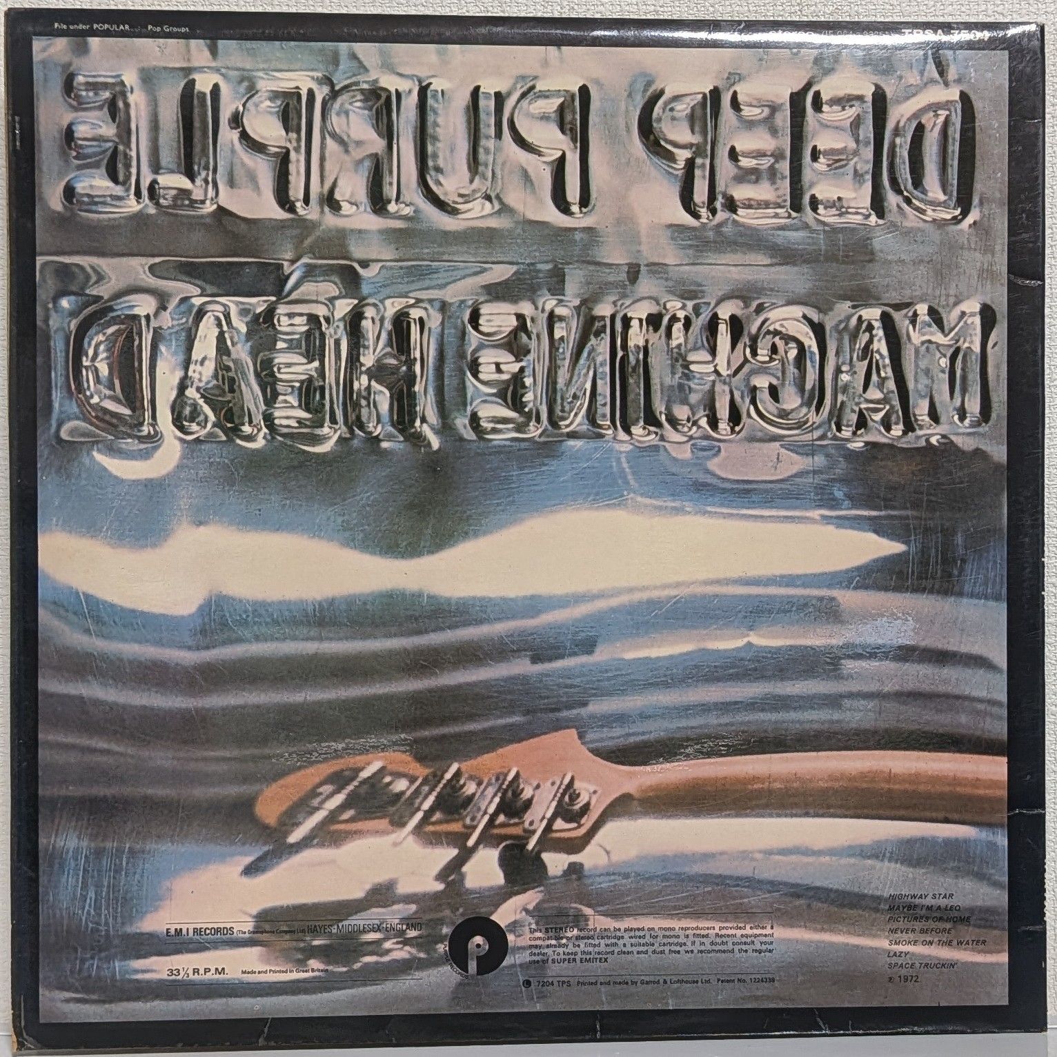 DEEP PURPLE/Machine Head/ UK盤LPレコード DEEP PURPLE/Machine Head/ UK盤LPレコード
