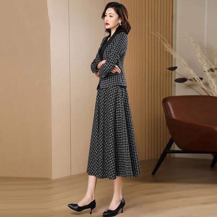 新品未使用 大きいサイズあり M 〜 5L スカートスーツ レディース  