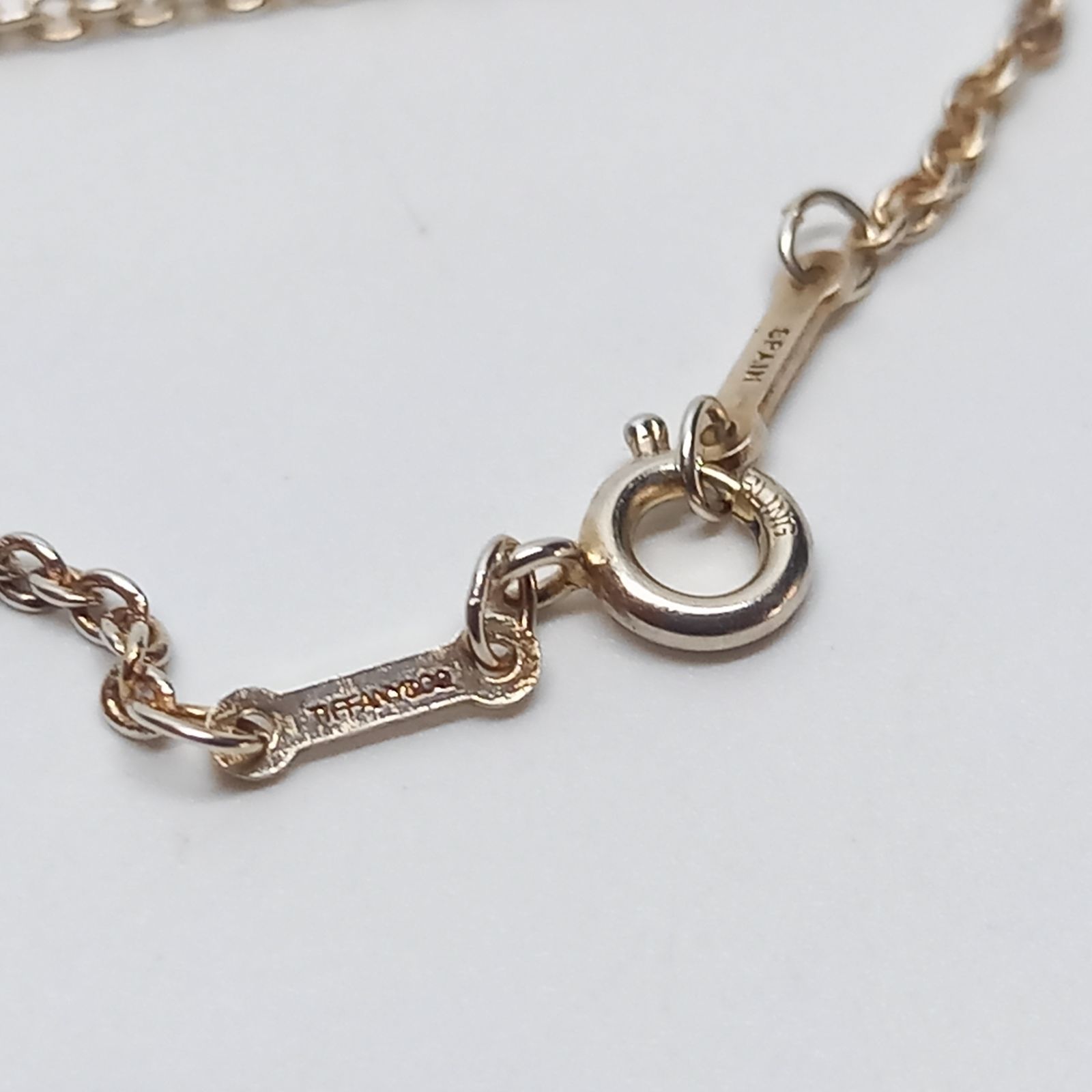 ティファニーシルバー ·18金ゴールド ネックレス付き TIFFANY&Co. ティファニー Tiffany&Co. ハート キー ロック
