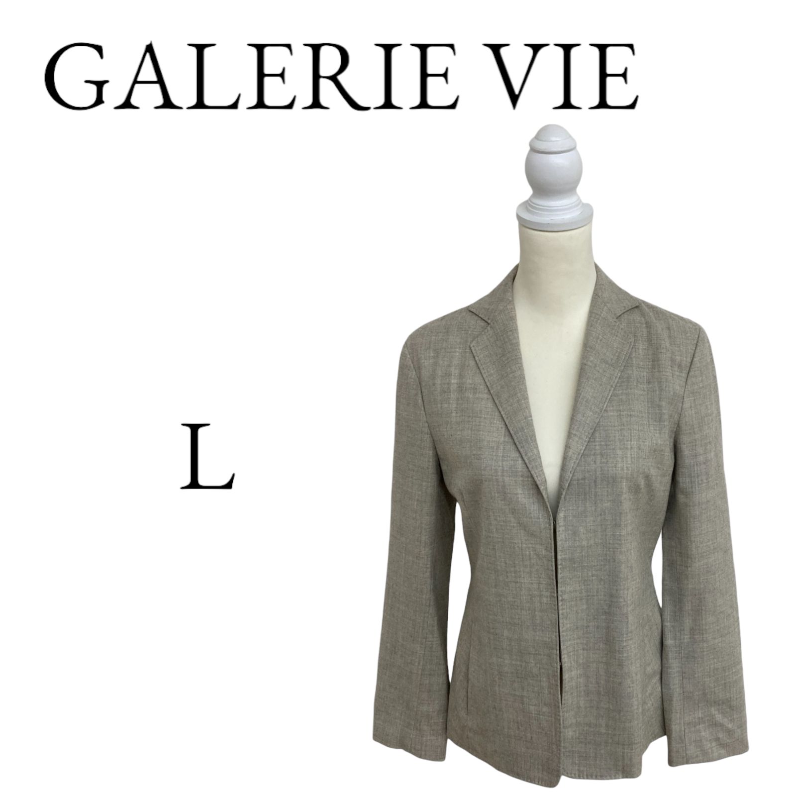 GALERIE VIE テーラードジャケット　グレー TOMORROWLAND GALERIE VIE テーラードジャケット グレー TOMMOROW LAND GALERIE VIE