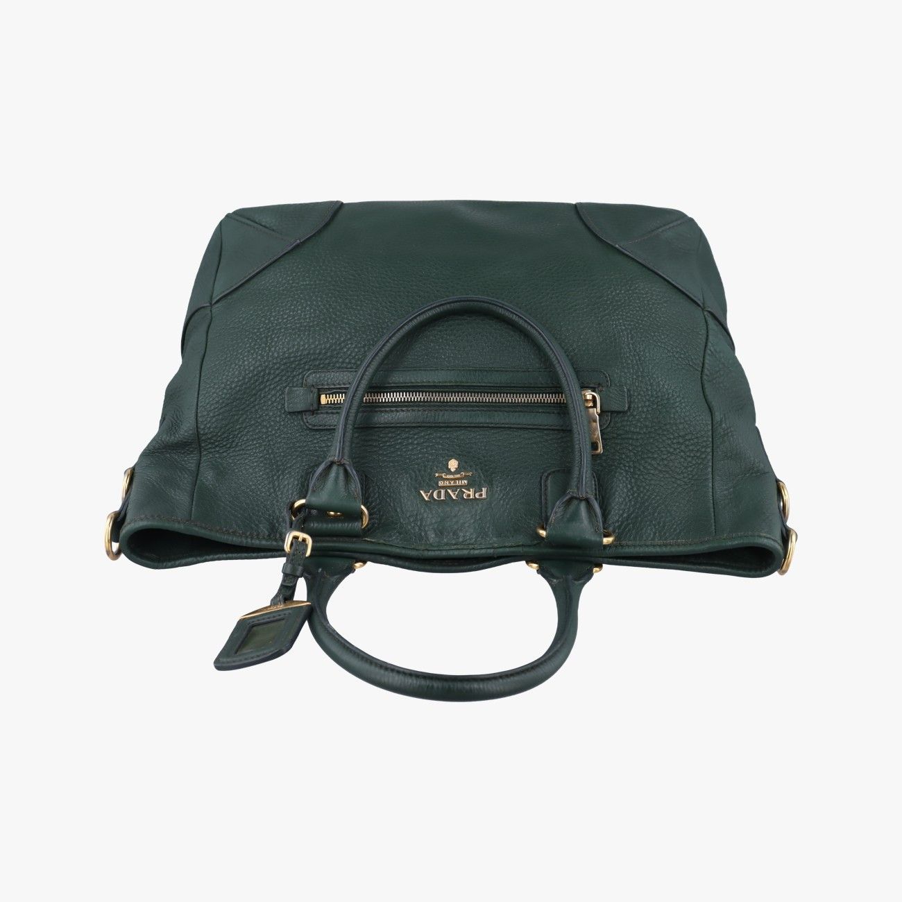 PRADA 2022 3Dフラワーコサージュ&トライアングルロゴ