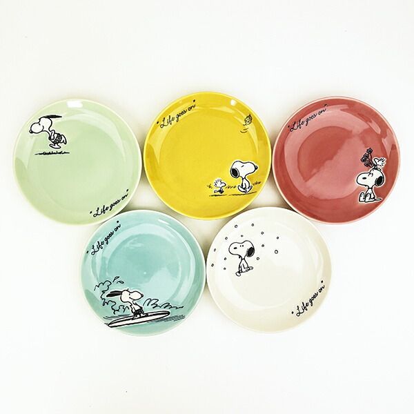 スヌーピー ファイブプレートセット お皿 キッチン 日本製 SNOOPY