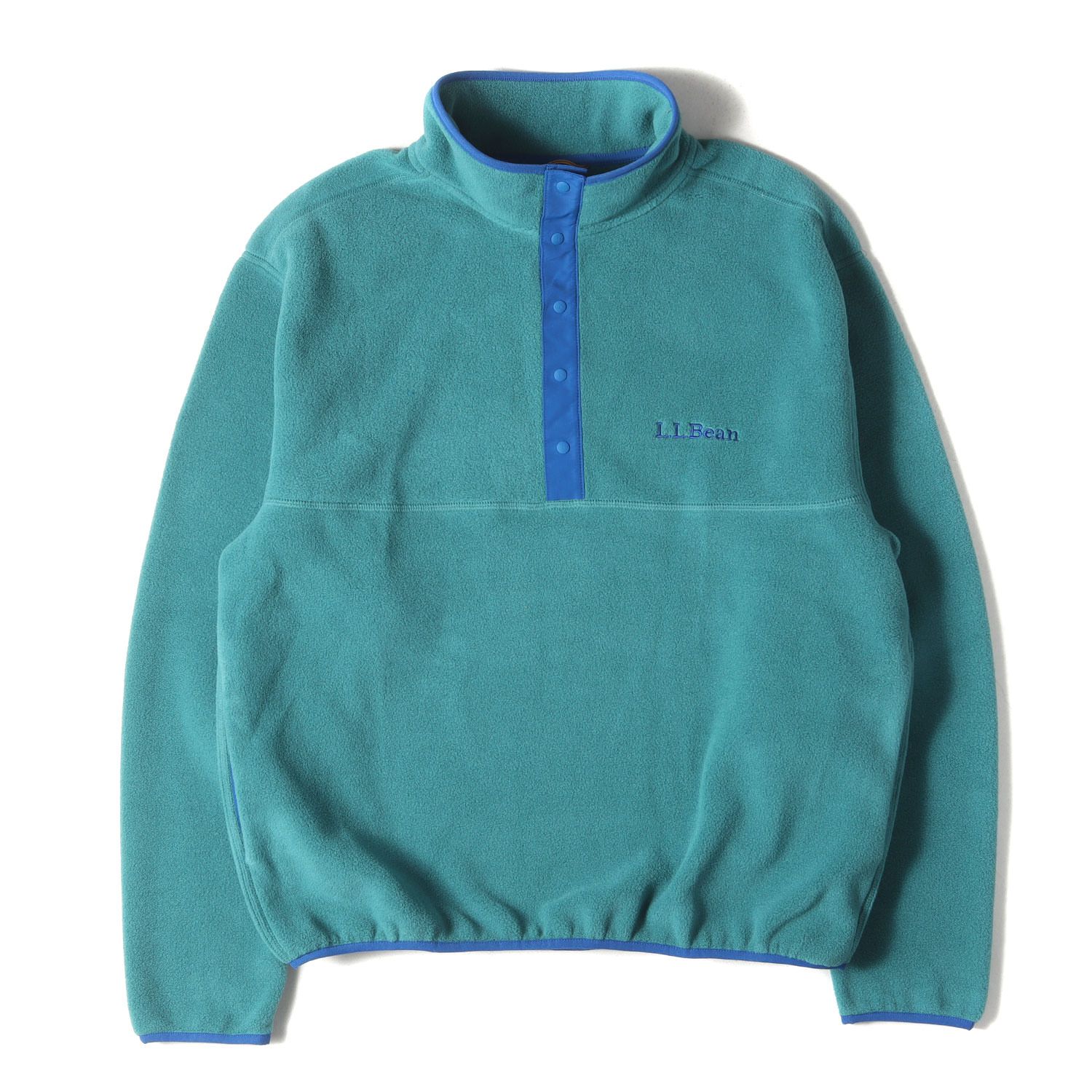 【美品】L.L.Bean エルエルビーン サイズ:WL/MM(メンズM) / スナップ プルオーバー フリース / ティール / トップス 【メンズ】【中古】