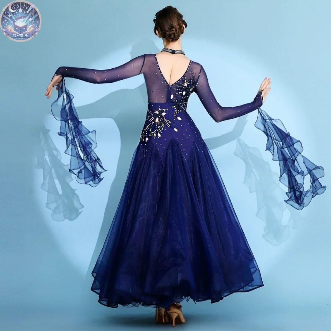 スタンダードドレス✨発表会、競技会、デモにも ！胸パット付き！ BD スポーツ 25年新作 新品未使用 スタンダードドレス発表会、競技会