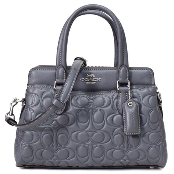 コーチ バッグ COACH スムースレザー シグネチャー 型押し