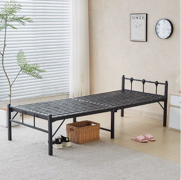 ベッド簡易折りたたみベッドシングルベッド介護ベッド賃貸物件用シングルベッドダブルベッド当番室昼寝ベッド家庭用ベッド