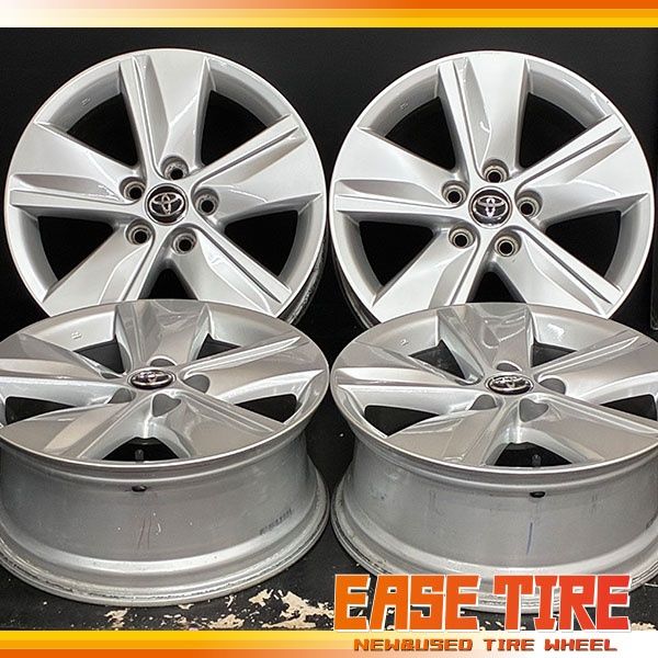 60系ハリアー 純正ホイール 17インチ4本セット【タイヤ付】 TOYOTA