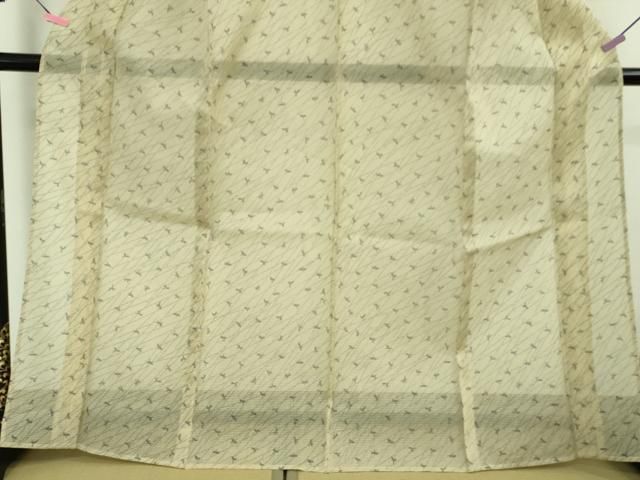 平和屋本店□極上 夏物 竺仙 浴衣 絹紅梅 蜻蛉 正絹・綿 高島屋扱い