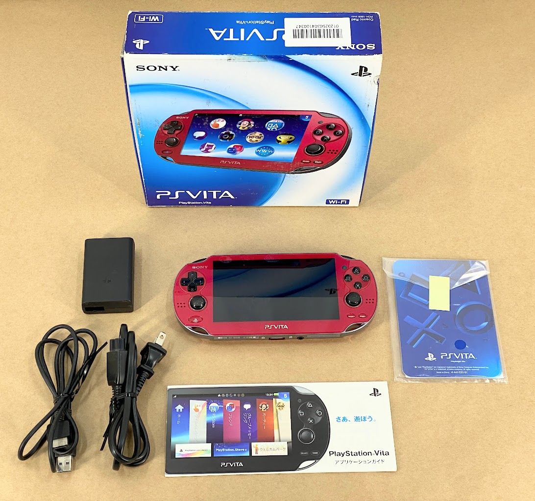 PlayStationVita Wi-Fiモデル コズミック レッド PCH-1000 ZA03