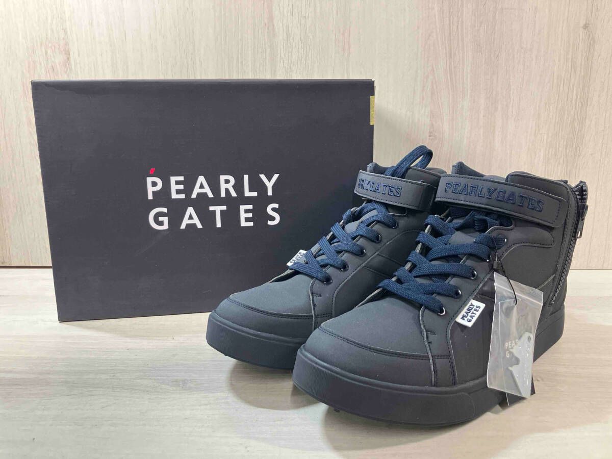 PEARLY GATES パーリーゲイツ ゴルフシューズ オレンジ系 27.5cm [240001243274]【中古】メンズ | [パーリーゲイツ] レディース ゴルフシューズ
