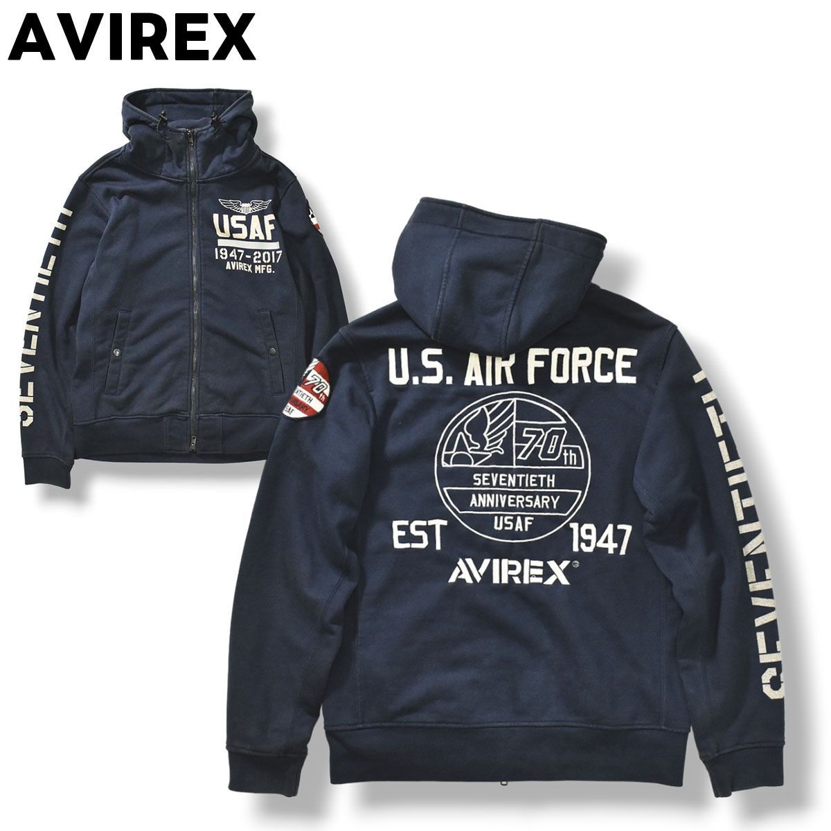 AVIREX MFG US.AIR FORCE 70th（U.S.A.F. 70th. ANNIVERSARY
