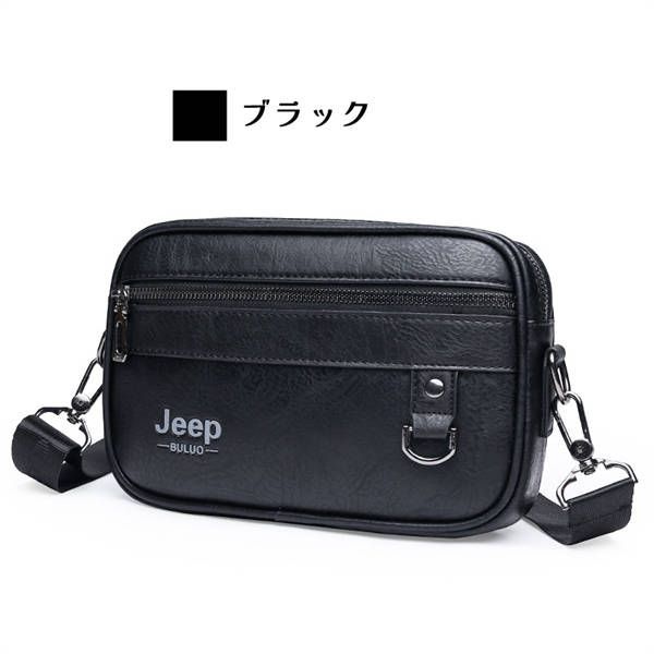 ショルダーバッグ メンズ バッグ jeep レザーバッグ バッグ メンズ