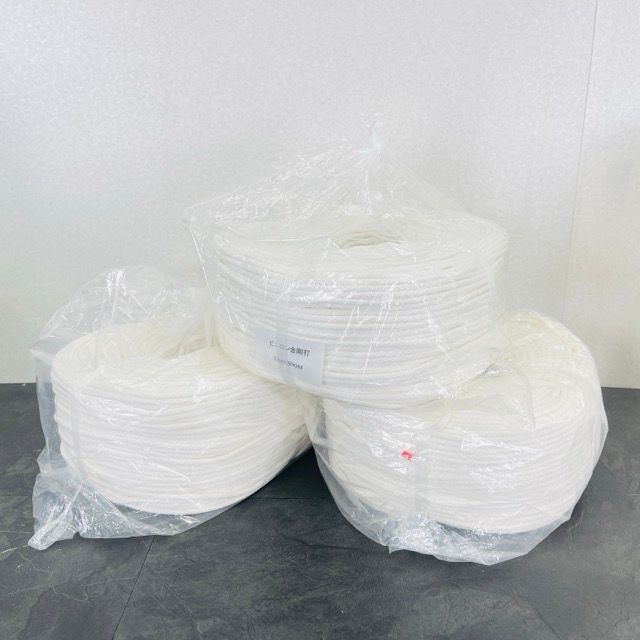 ビニロン ロープ 金剛打 5mm×300m 3点セット 組紐ロープ 511878