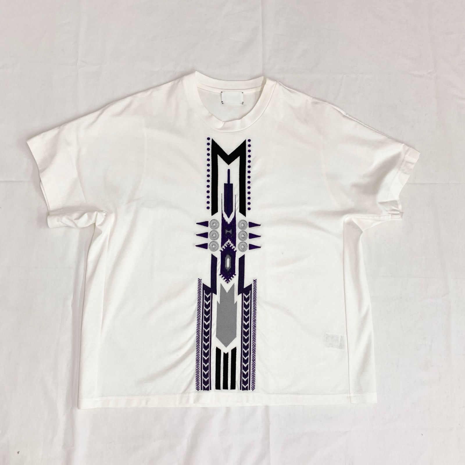 【MAMMIN】mame kurogouchi 2015ss 刺繍Tシャツ MAMMIN様専用mame mame 刺繍Tシャツ kurogouchi 2015ss 刺繍Tシャツ