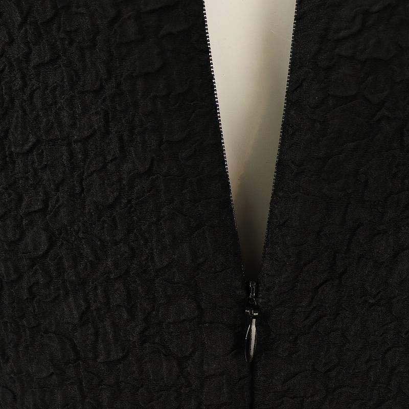 エムプルミエ ブラック M-Premier BLACK 25SS フラワーカットジャガードパフスリーブブラウス 半袖 34 ブラック /DF ■OS レディース エムプルミエ ブラック M-Premier BLACK 25SS フラワーカット
