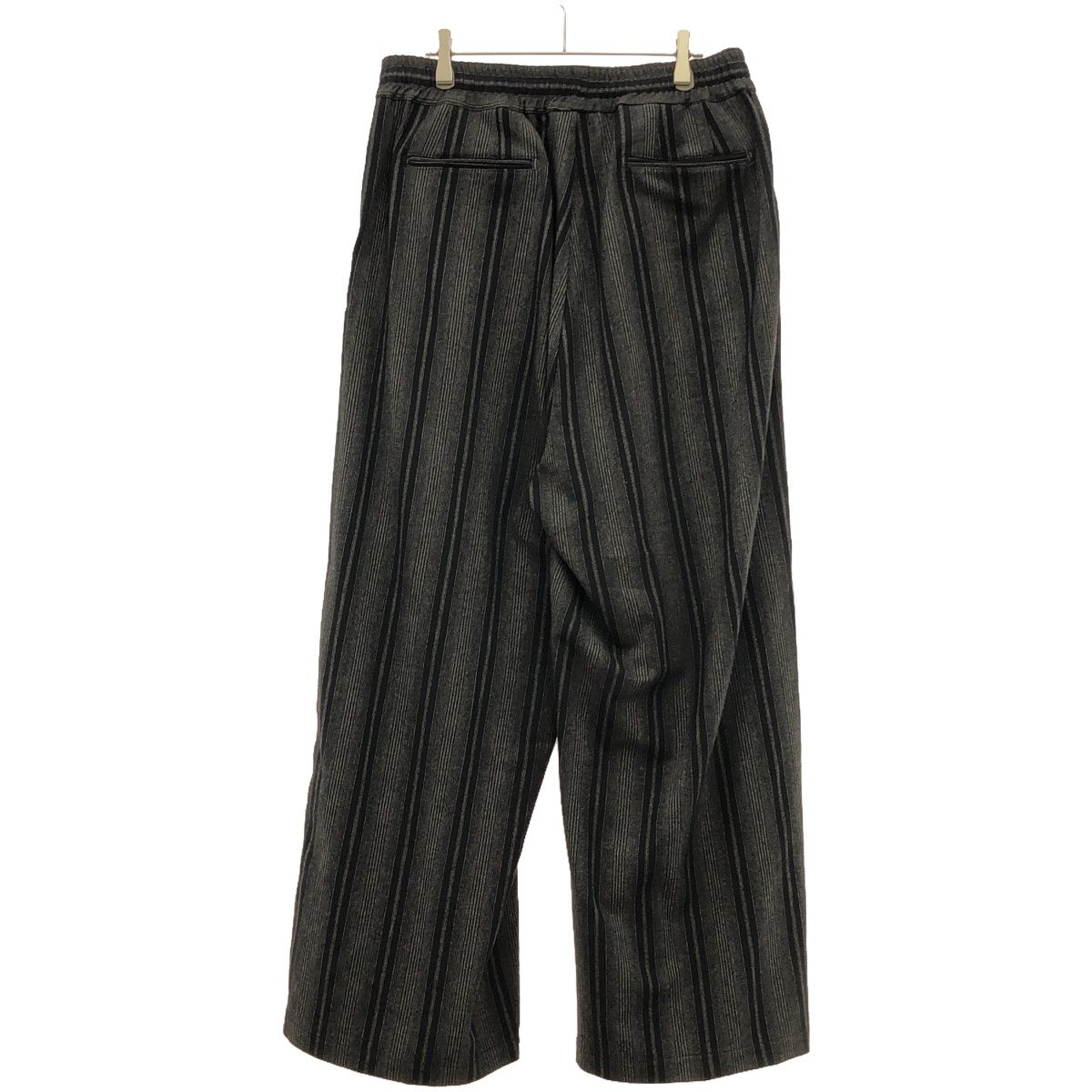 RAINMAKER レインメーカー 24AW FRENCH TWILL HAKAMA TROUSERS フレンチツイルハカマトラウザーズパンツ  RM242-028 ブラック系×グレー系 F - メルカリ