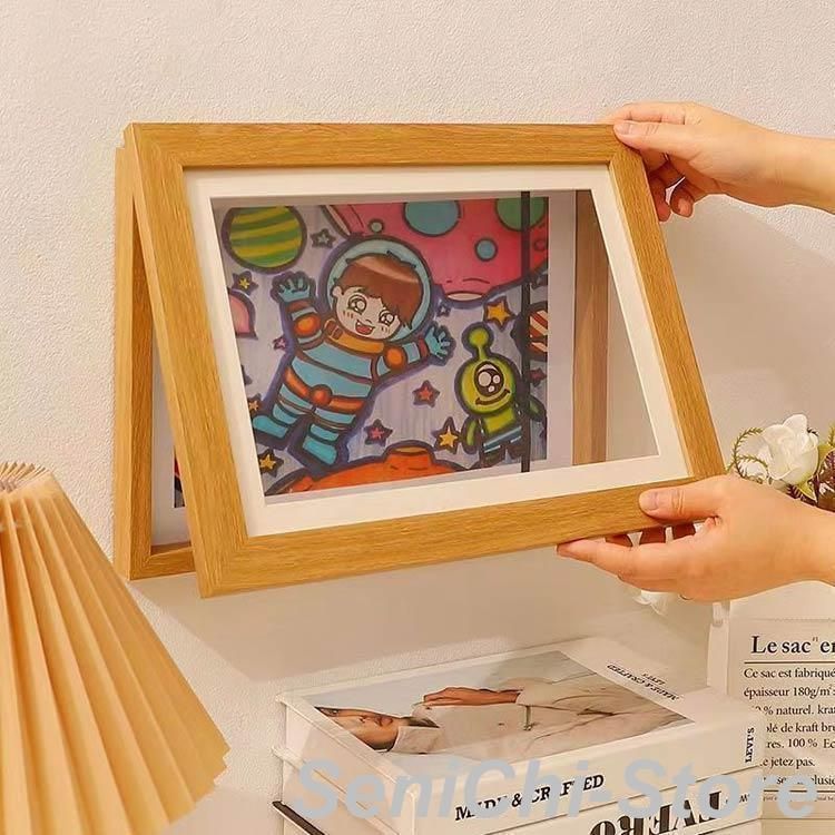 新品・未使用】 額縁 保存用 子供の絵を飾る 絵画 A4まで対応