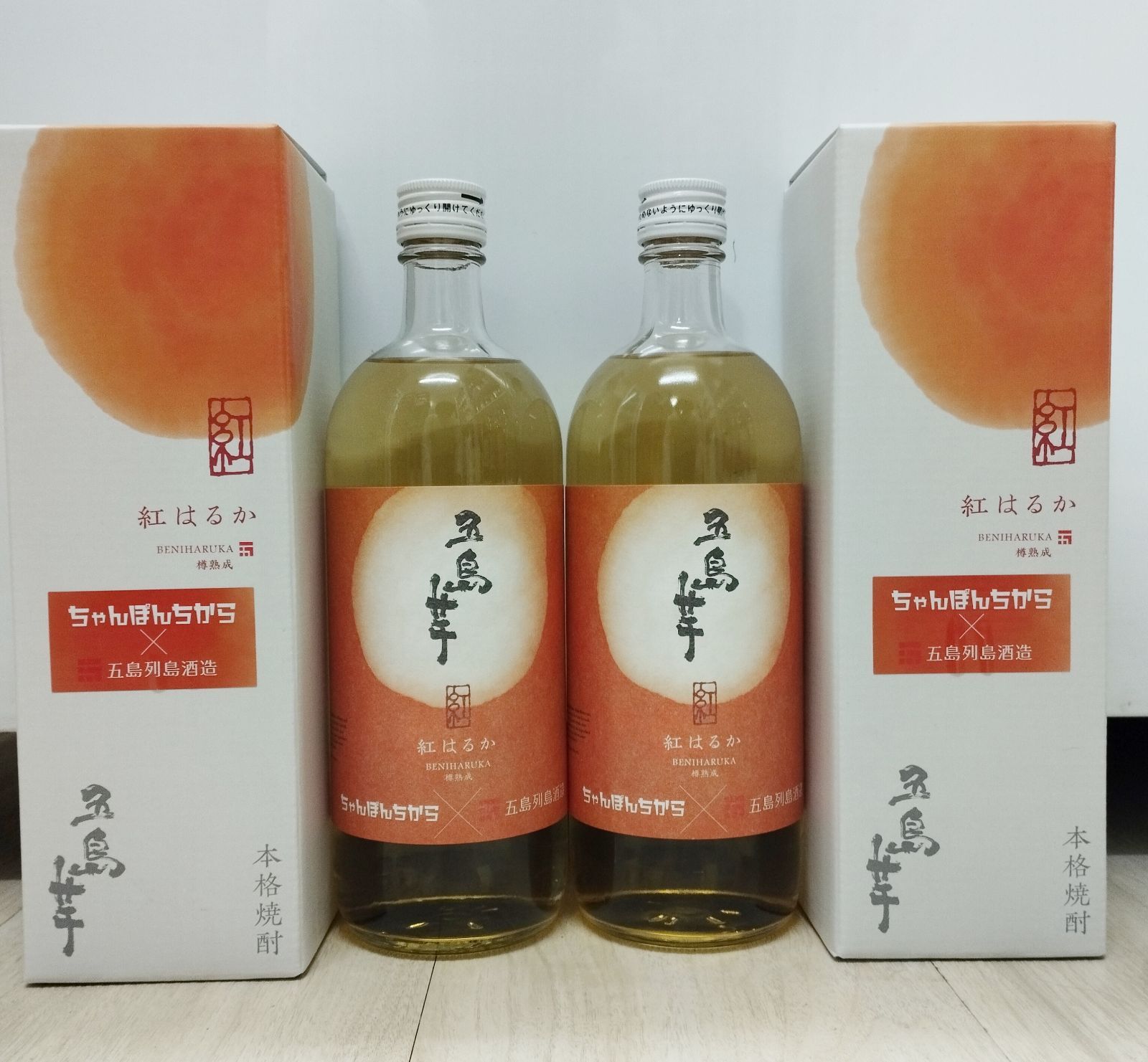 五島芋 紅はるか 樽熟成 ちゃんぽんちから × 五島列島酒造 2本セット Amazon.co.jp: [ 五島列島酒造 ] 五島芋 紅はるか 樽熟成